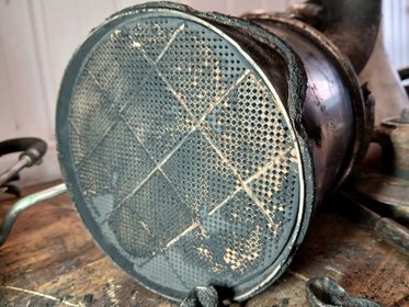 Soot deposits on a diesel particulate filter