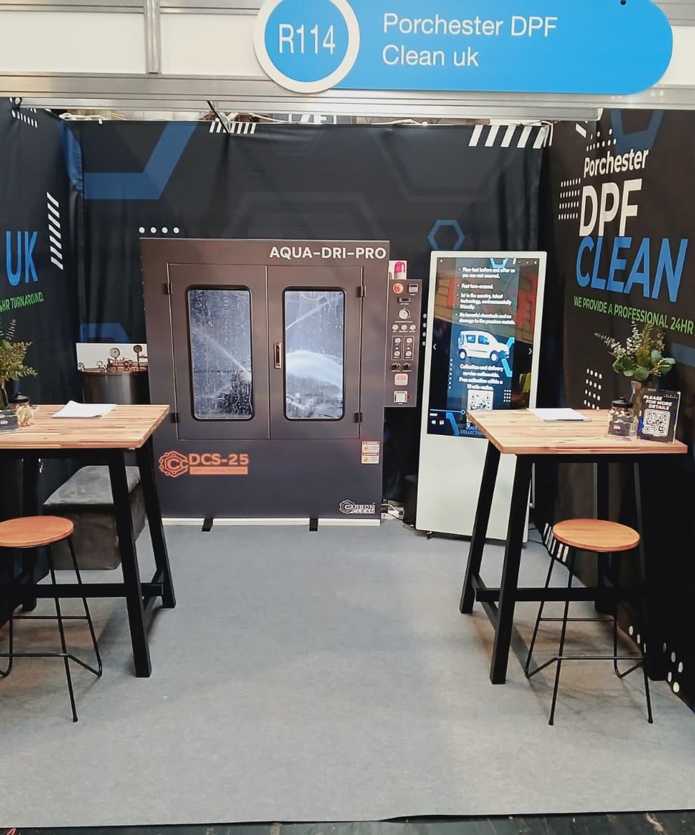 Porchester DPF Clean UK exhibition stand