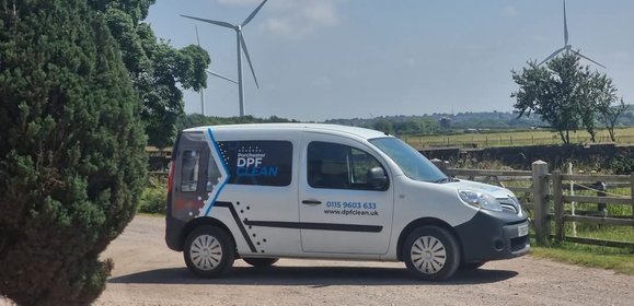 Porchester DPF Clean UK service van